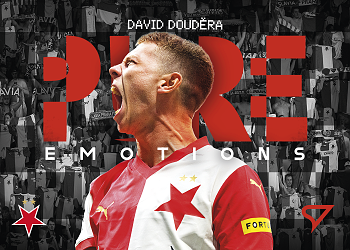 David Doudera Slavia Praha SportZoo Chance Liga 2024/25 2. serie Pure Emotions #PE-03